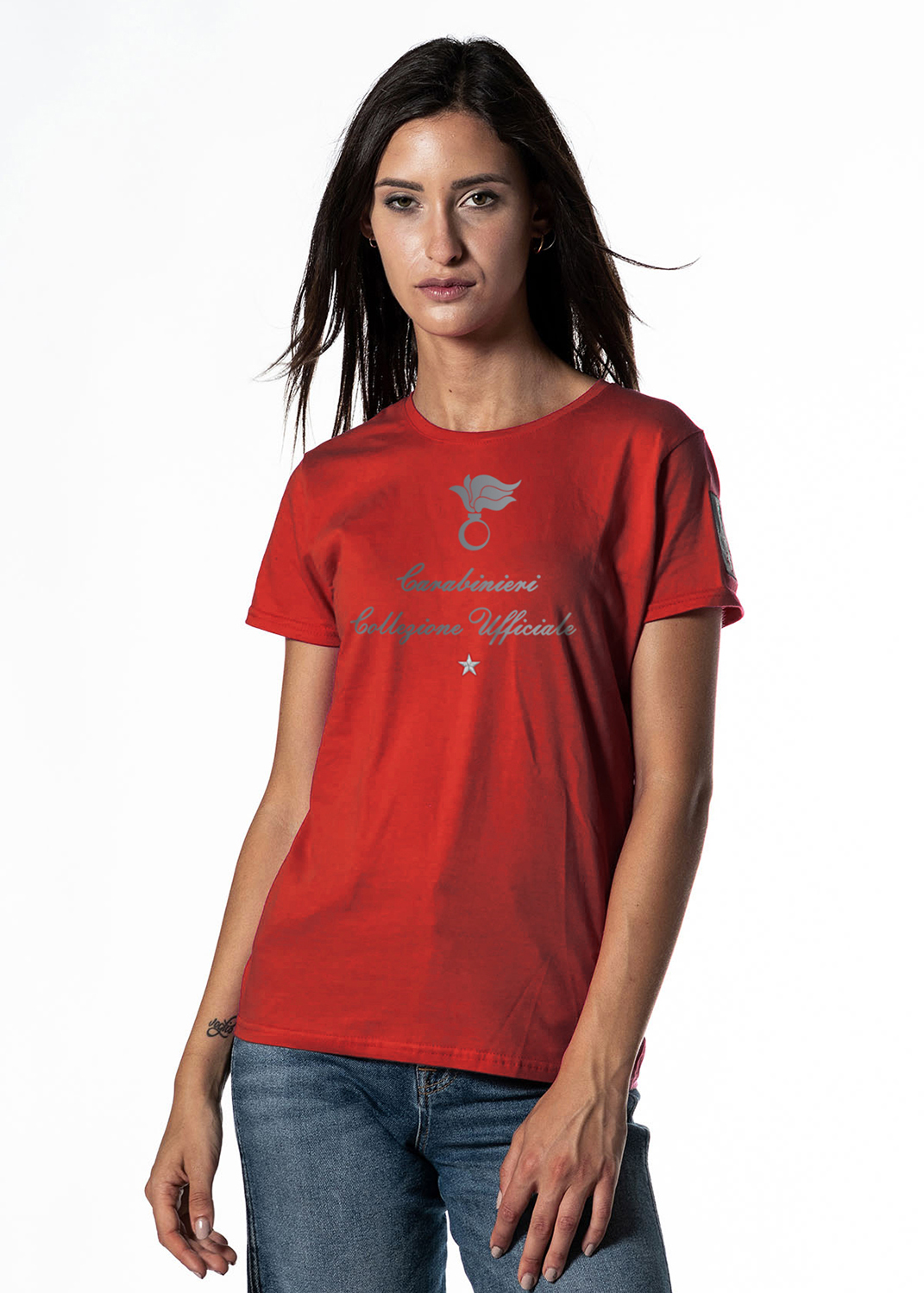 T-shirt Rosso Donna  Collezione Ufficiale